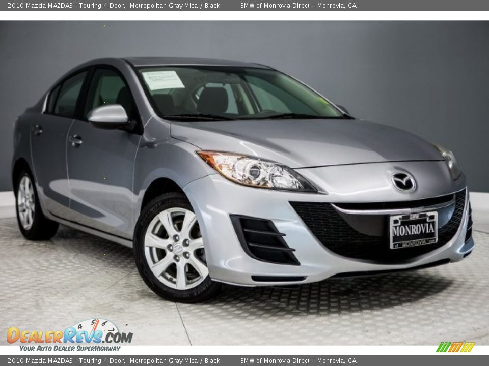 2010 Mazda MAZDA3 i Touring 4 Door Metropolitan Gray Mica / Black Photo #12
