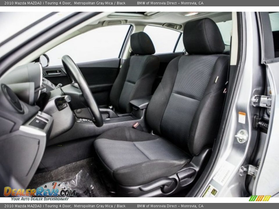 2010 Mazda MAZDA3 i Touring 4 Door Metropolitan Gray Mica / Black Photo #16