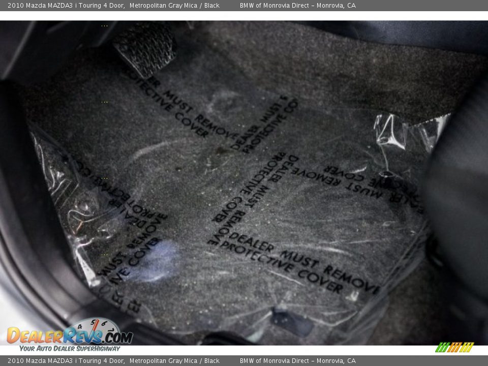 2010 Mazda MAZDA3 i Touring 4 Door Metropolitan Gray Mica / Black Photo #21