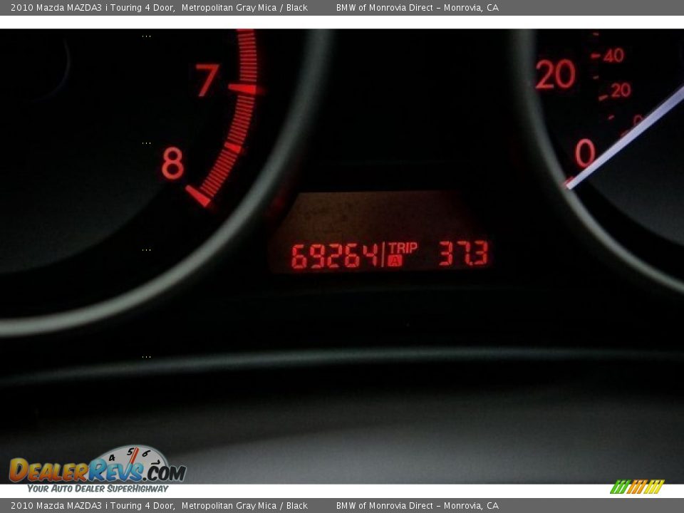 2010 Mazda MAZDA3 i Touring 4 Door Metropolitan Gray Mica / Black Photo #31