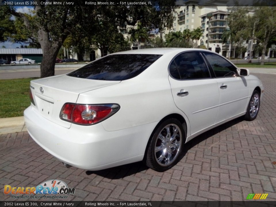 2002 Lexus ES 300 Crystal White / Ivory Photo #9