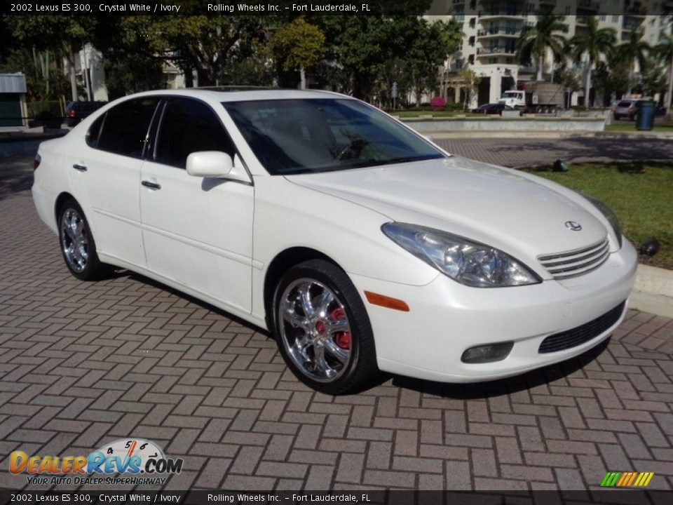 2002 Lexus ES 300 Crystal White / Ivory Photo #13