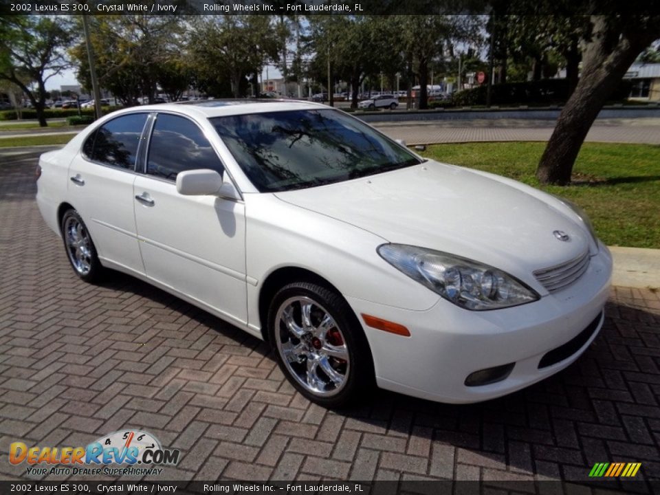 2002 Lexus ES 300 Crystal White / Ivory Photo #32