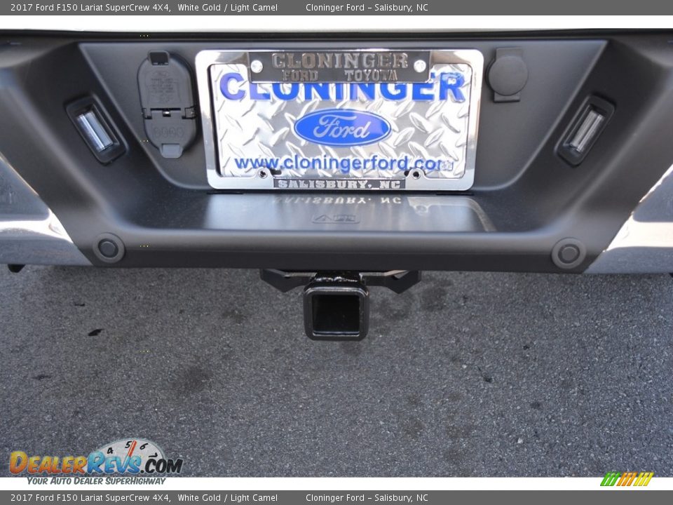 2017 Ford F150 Lariat SuperCrew 4X4 White Gold / Light Camel Photo #5
