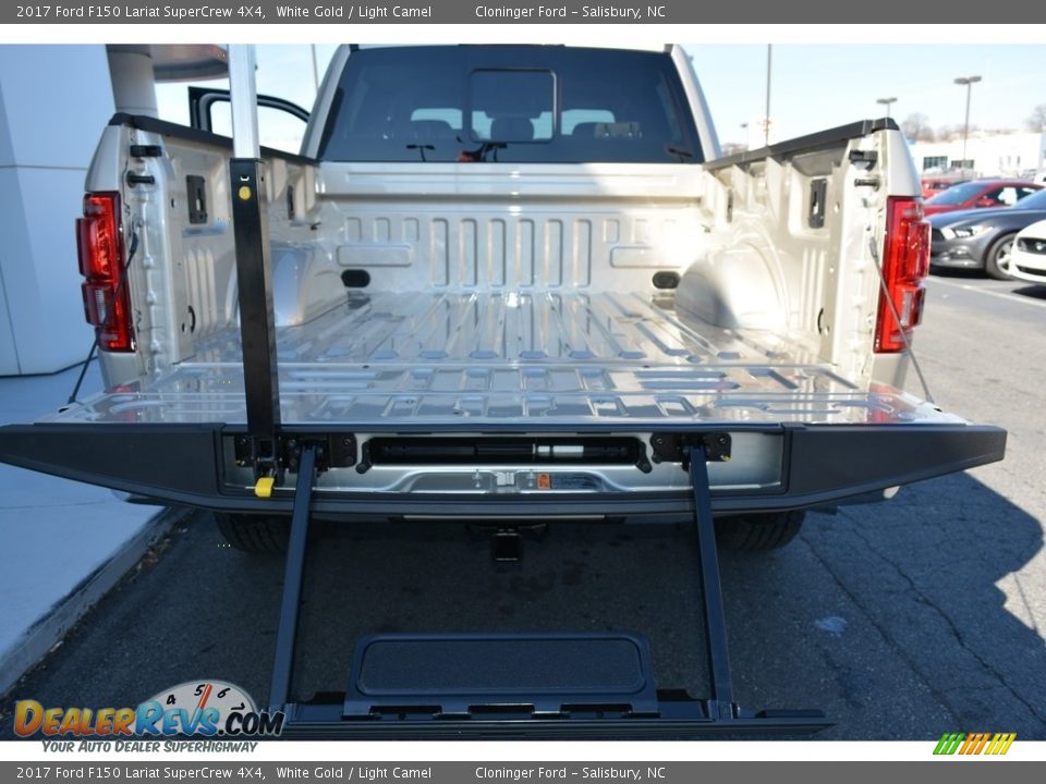 2017 Ford F150 Lariat SuperCrew 4X4 White Gold / Light Camel Photo #6