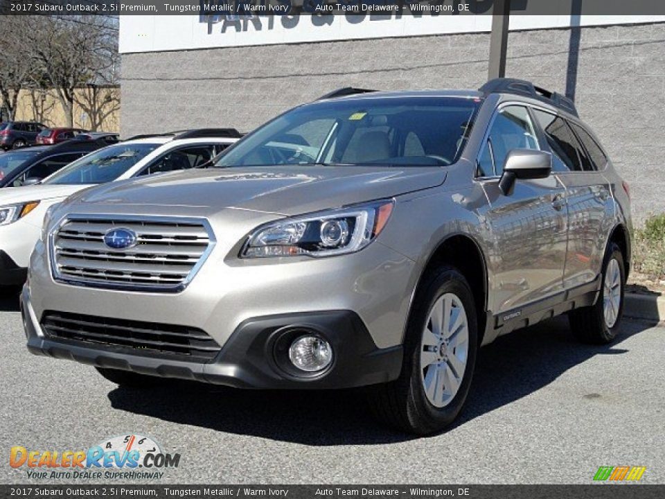 2017 Subaru Outback 2.5i Premium Tungsten Metallic / Warm Ivory Photo #3