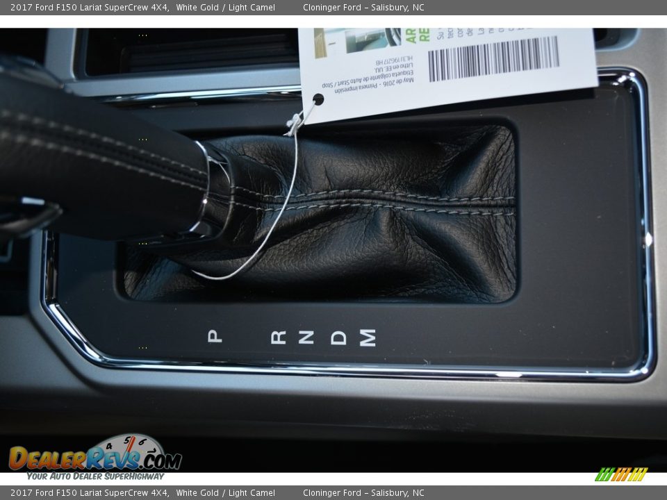 2017 Ford F150 Lariat SuperCrew 4X4 White Gold / Light Camel Photo #17