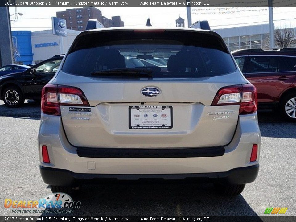 2017 Subaru Outback 2.5i Premium Tungsten Metallic / Warm Ivory Photo #5