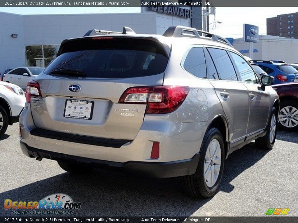 2017 Subaru Outback 2.5i Premium Tungsten Metallic / Warm Ivory Photo #6