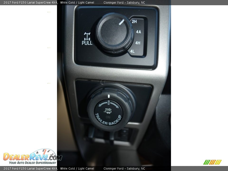 2017 Ford F150 Lariat SuperCrew 4X4 White Gold / Light Camel Photo #19