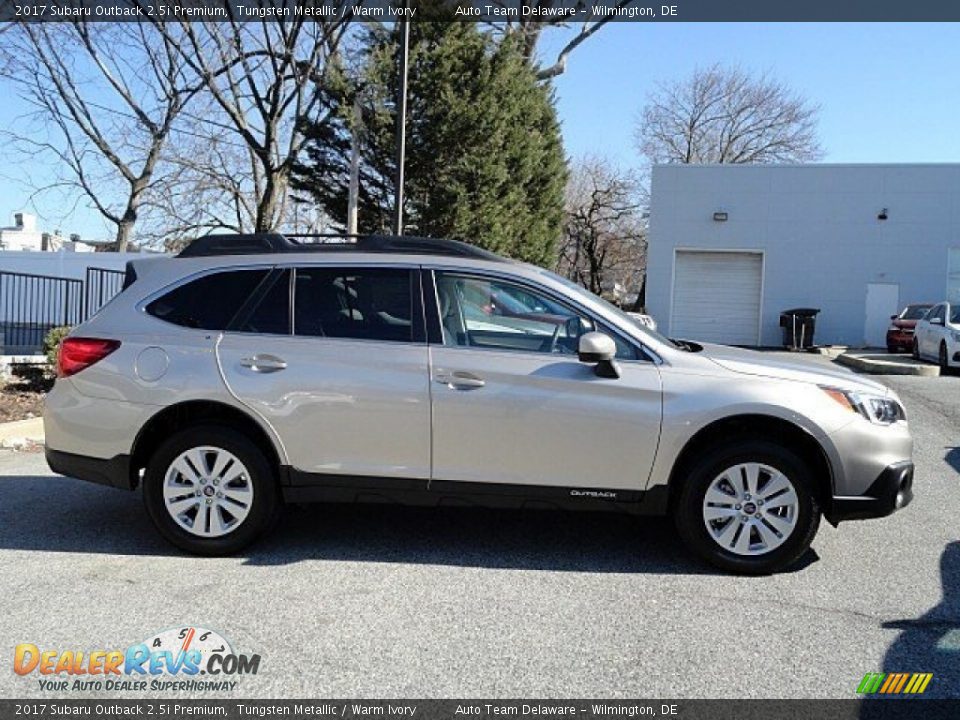 2017 Subaru Outback 2.5i Premium Tungsten Metallic / Warm Ivory Photo #7