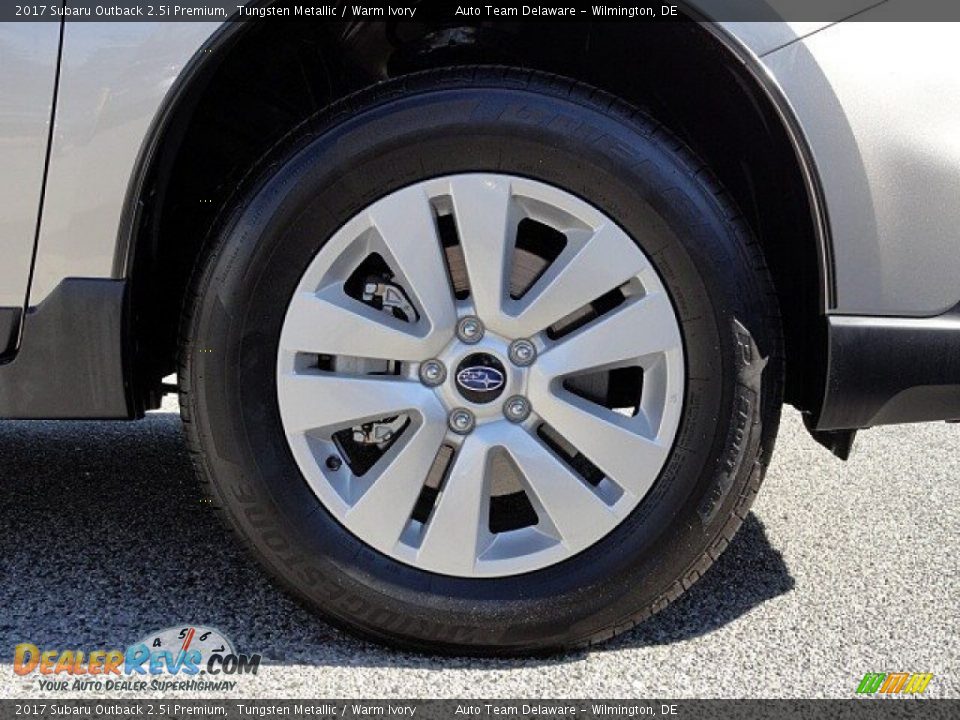 2017 Subaru Outback 2.5i Premium Tungsten Metallic / Warm Ivory Photo #8