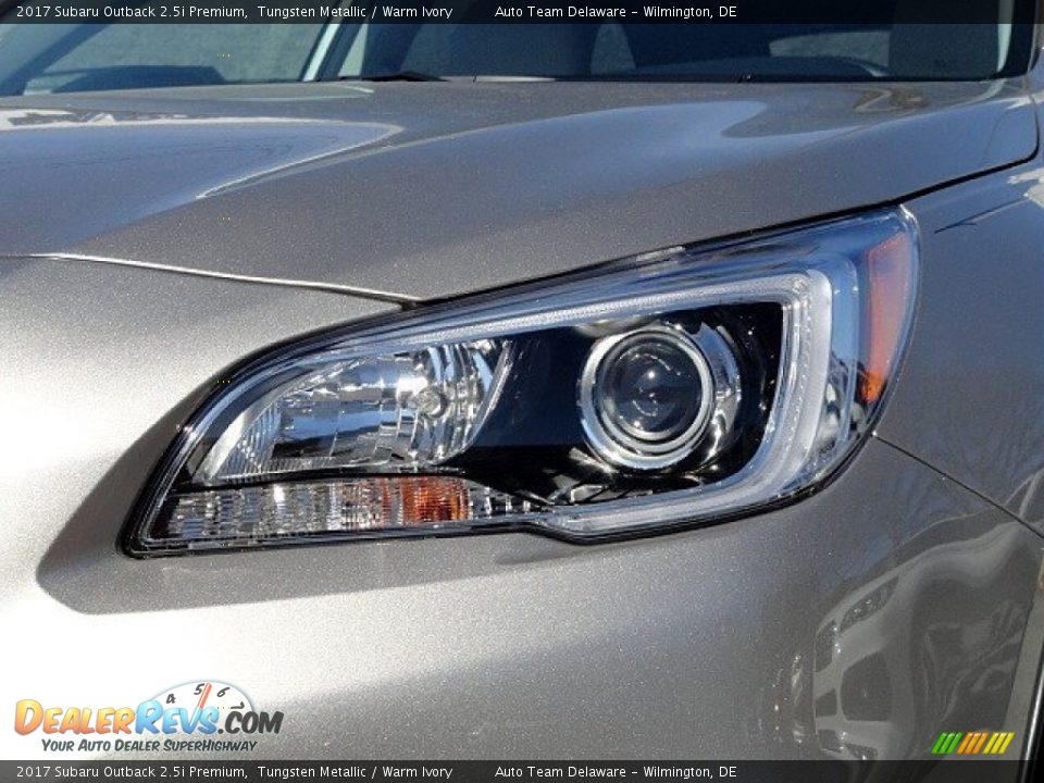 2017 Subaru Outback 2.5i Premium Tungsten Metallic / Warm Ivory Photo #9