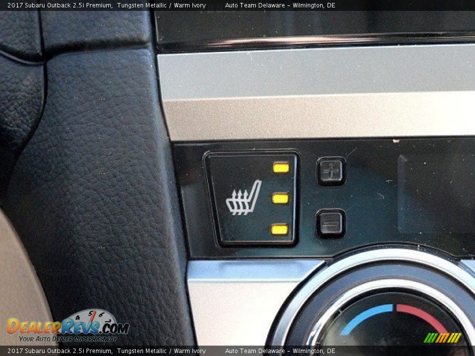 2017 Subaru Outback 2.5i Premium Tungsten Metallic / Warm Ivory Photo #17