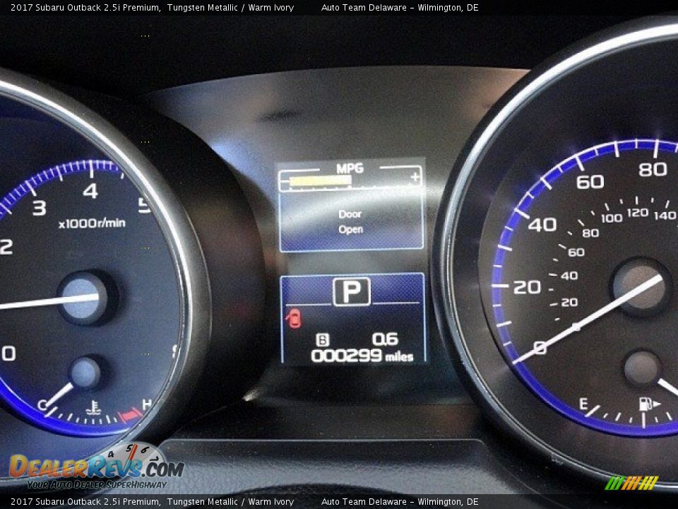 2017 Subaru Outback 2.5i Premium Tungsten Metallic / Warm Ivory Photo #21