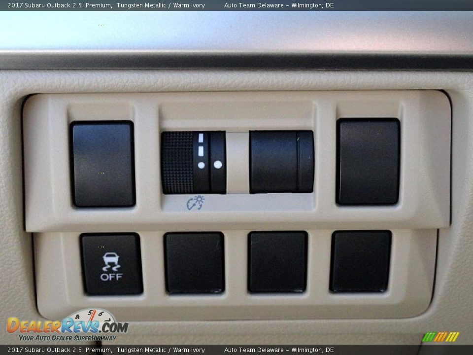 2017 Subaru Outback 2.5i Premium Tungsten Metallic / Warm Ivory Photo #22