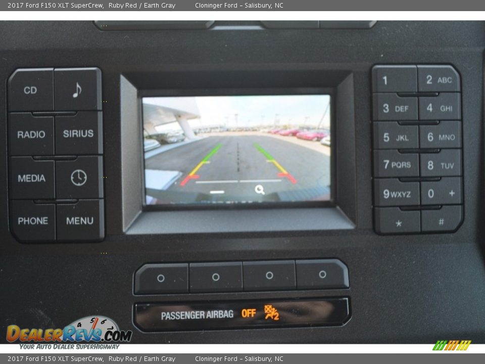 2017 Ford F150 XLT SuperCrew Ruby Red / Earth Gray Photo #14