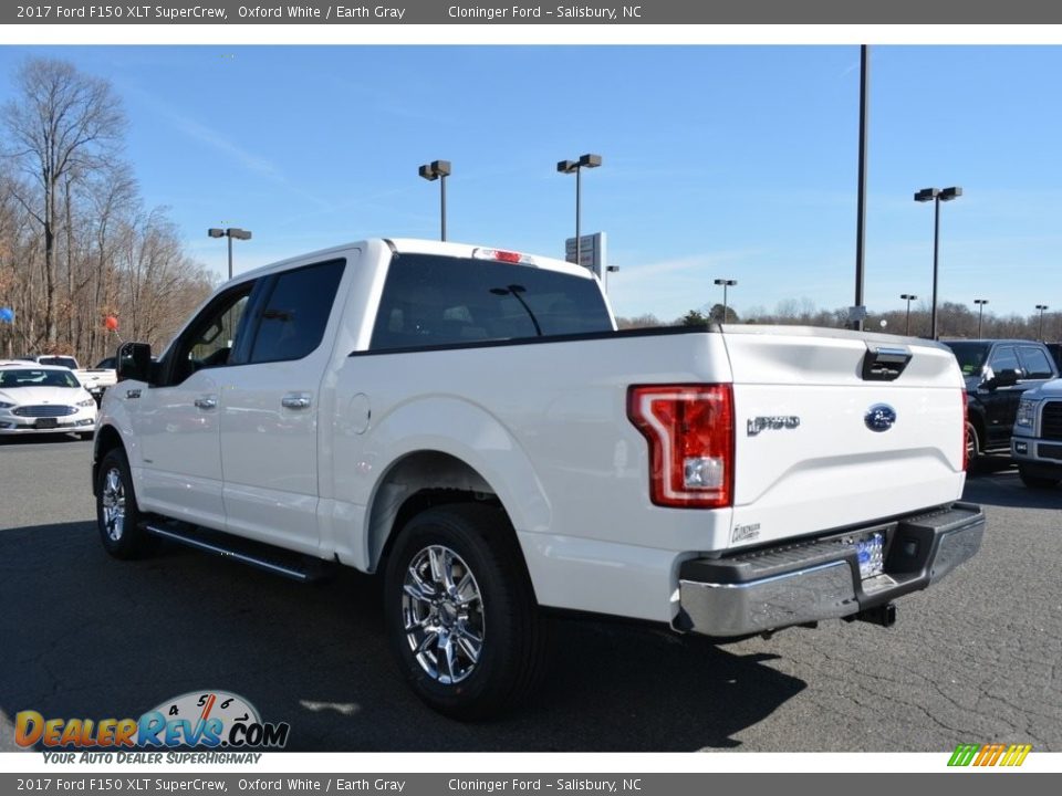 2017 Ford F150 XLT SuperCrew Oxford White / Earth Gray Photo #18