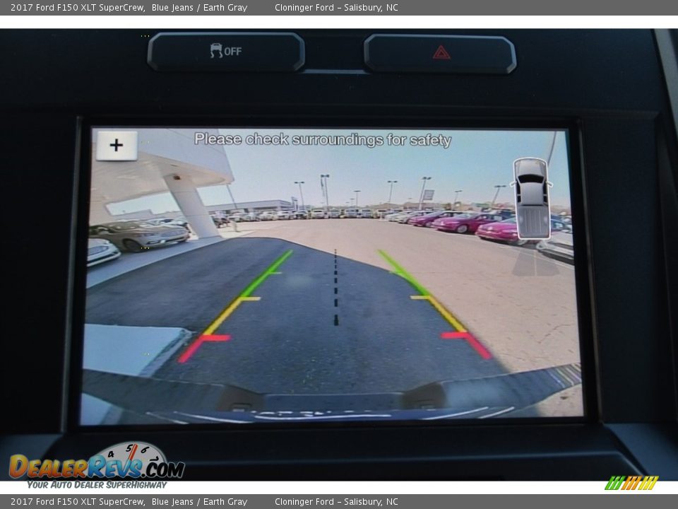2017 Ford F150 XLT SuperCrew Blue Jeans / Earth Gray Photo #15