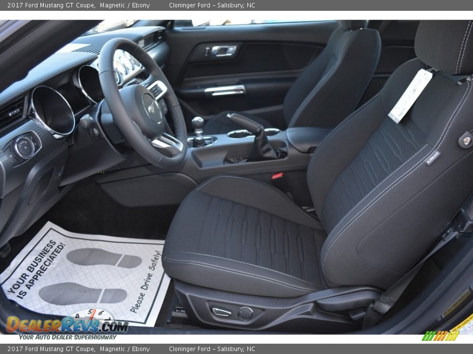 Front Seat of 2017 Ford Mustang GT Coupe Photo #6