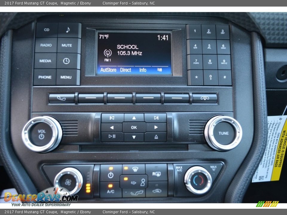 Controls of 2017 Ford Mustang GT Coupe Photo #9