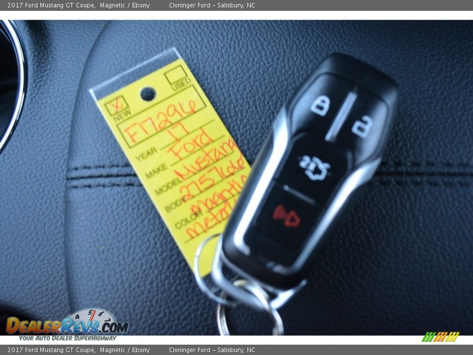 2017 Ford Mustang GT Coupe Magnetic / Ebony Photo #15