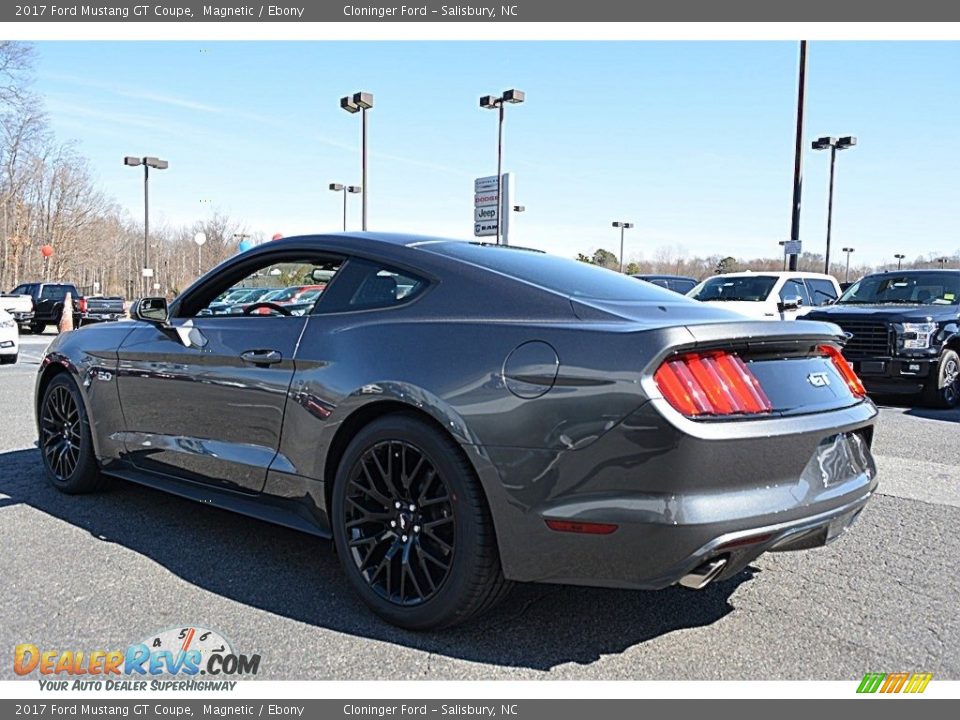 2017 Ford Mustang GT Coupe Magnetic / Ebony Photo #16