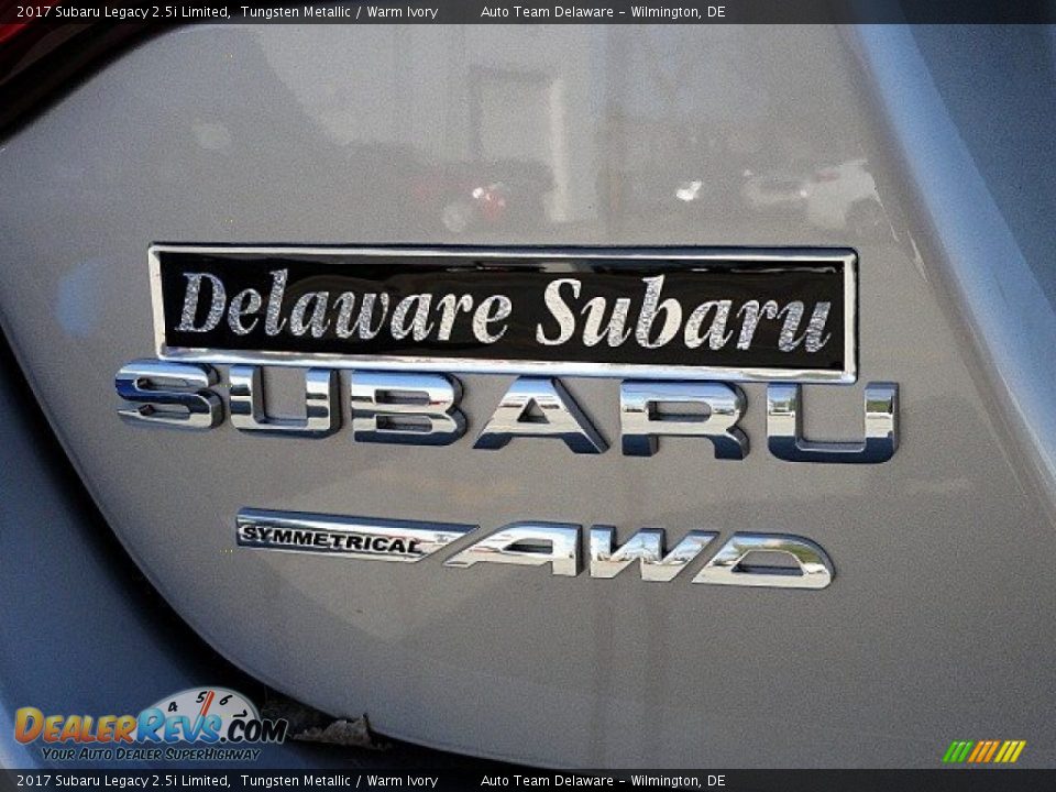 2017 Subaru Legacy 2.5i Limited Tungsten Metallic / Warm Ivory Photo #32