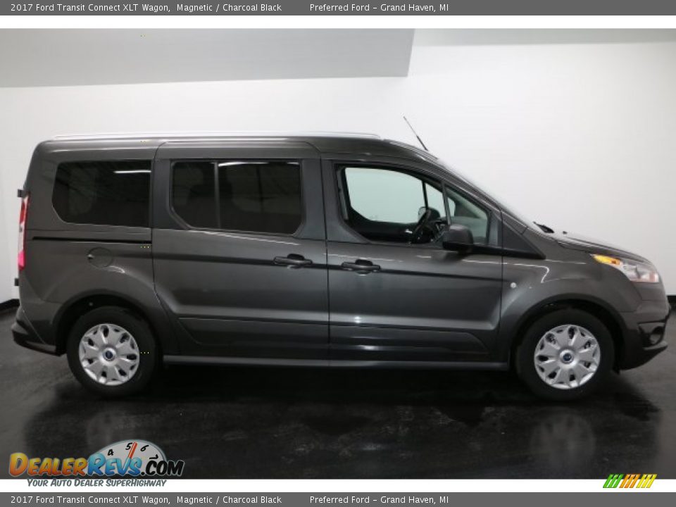 2017 Ford Transit Connect XLT Wagon Magnetic / Charcoal Black Photo #1