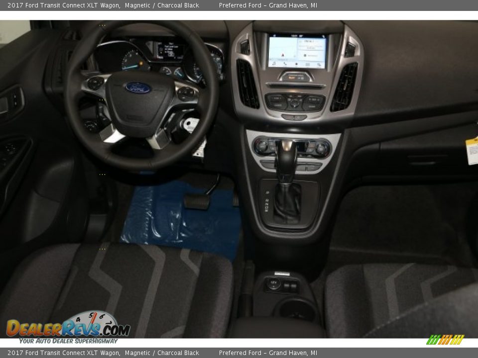 2017 Ford Transit Connect XLT Wagon Magnetic / Charcoal Black Photo #2