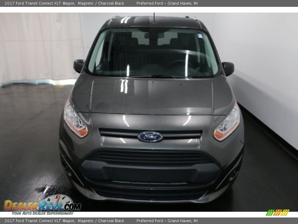 2017 Ford Transit Connect XLT Wagon Magnetic / Charcoal Black Photo #7