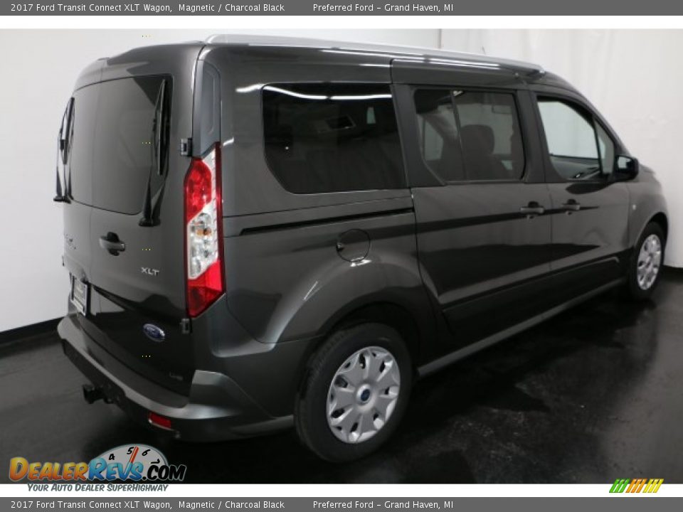 2017 Ford Transit Connect XLT Wagon Magnetic / Charcoal Black Photo #9