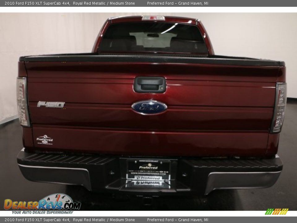 2010 Ford F150 XLT SuperCab 4x4 Royal Red Metallic / Medium Stone Photo #25