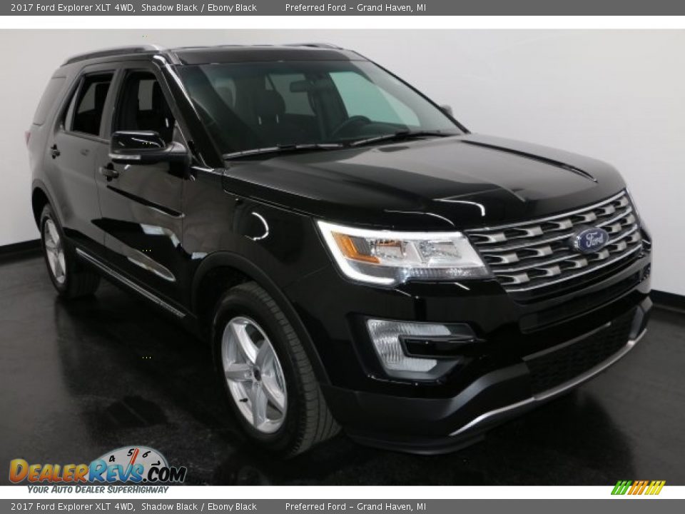 2017 Ford Explorer XLT 4WD Shadow Black / Ebony Black Photo #8