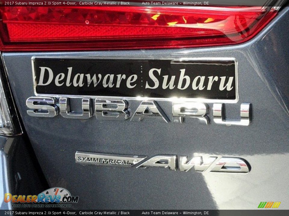 2017 Subaru Impreza 2.0i Sport 4-Door Carbide Gray Metallic / Black Photo #28