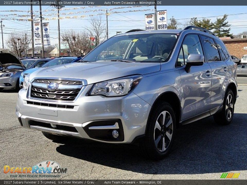 2017 Subaru Forester 2.5i Limited Ice Silver Metallic / Gray Photo #3