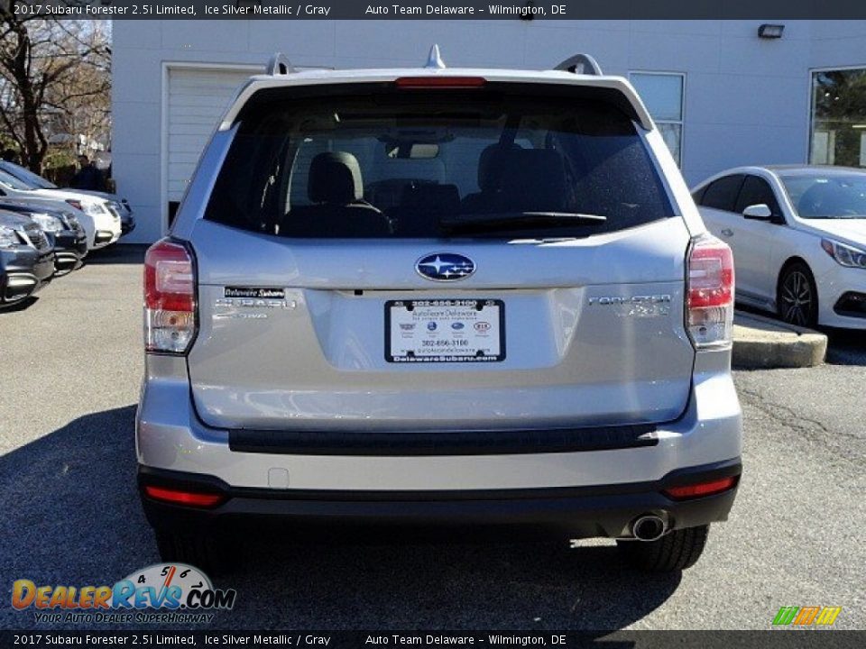 2017 Subaru Forester 2.5i Limited Ice Silver Metallic / Gray Photo #5