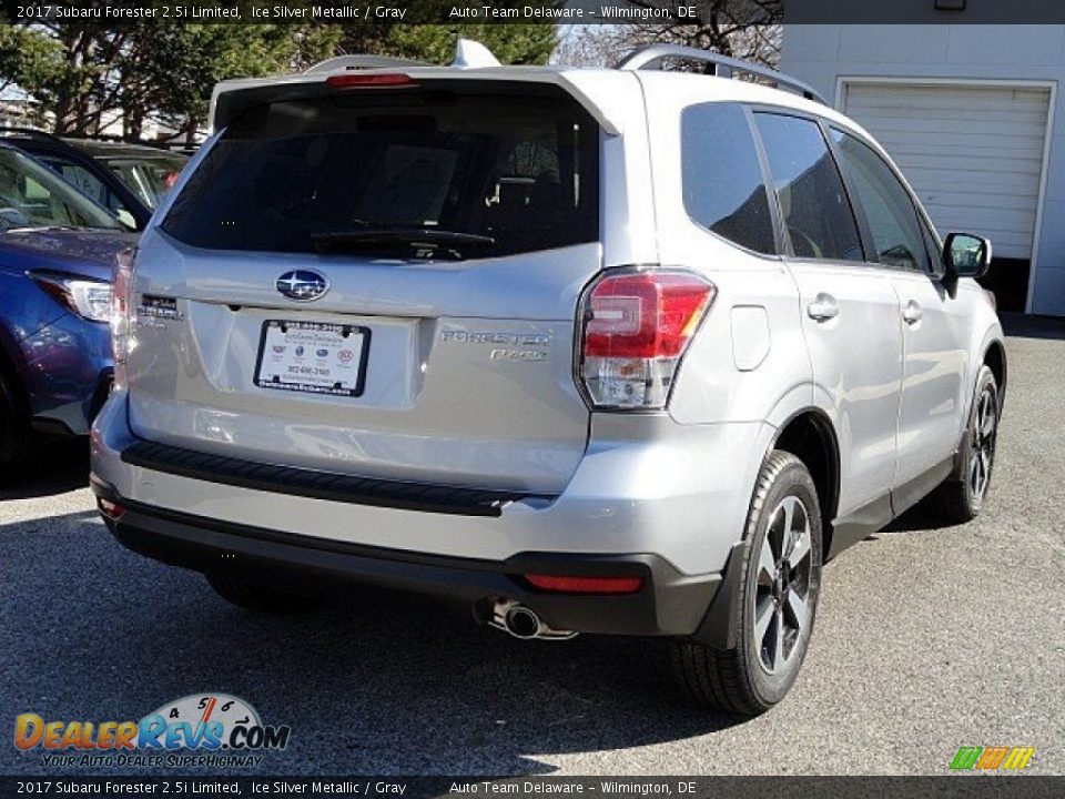 2017 Subaru Forester 2.5i Limited Ice Silver Metallic / Gray Photo #6