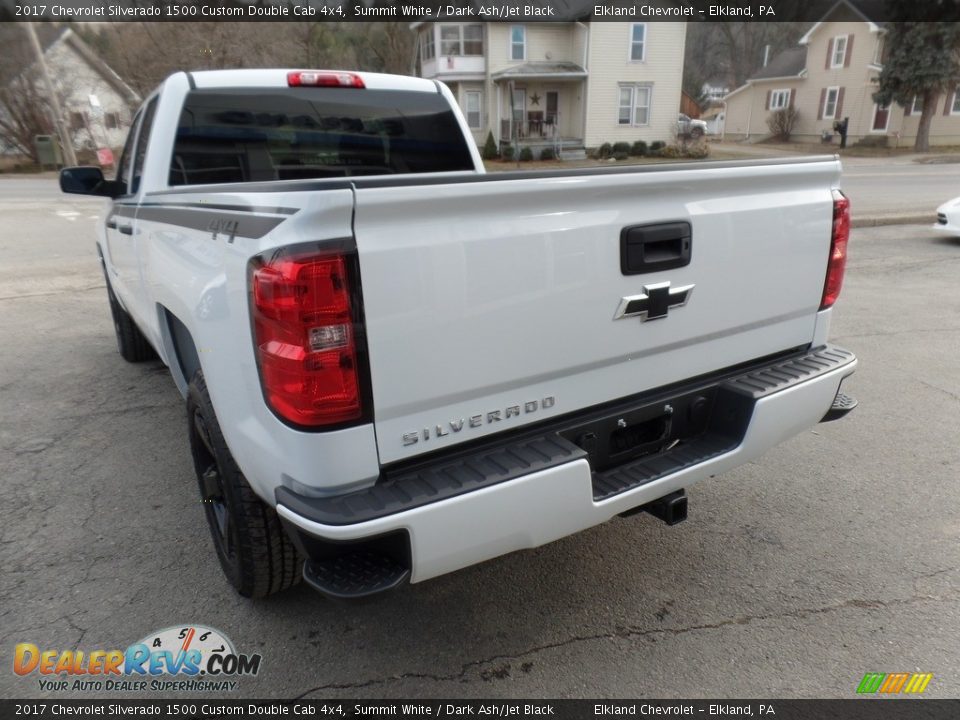 2017 Chevrolet Silverado 1500 Custom Double Cab 4x4 Summit White / Dark Ash/Jet Black Photo #6