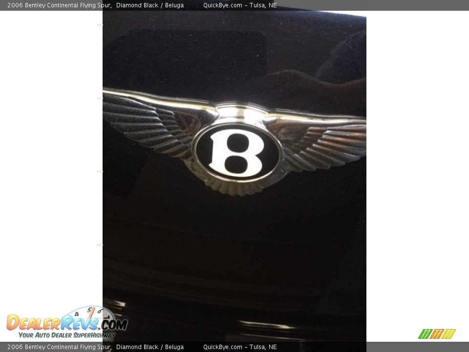 2006 Bentley Continental Flying Spur Diamond Black / Beluga Photo #9