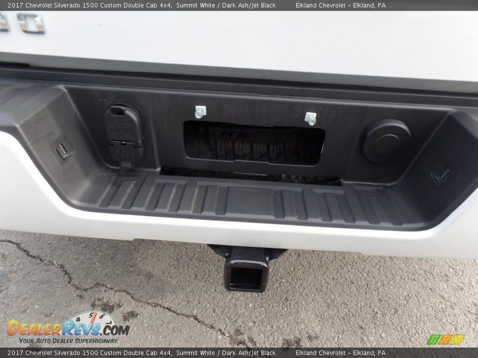 2017 Chevrolet Silverado 1500 Custom Double Cab 4x4 Summit White / Dark Ash/Jet Black Photo #12
