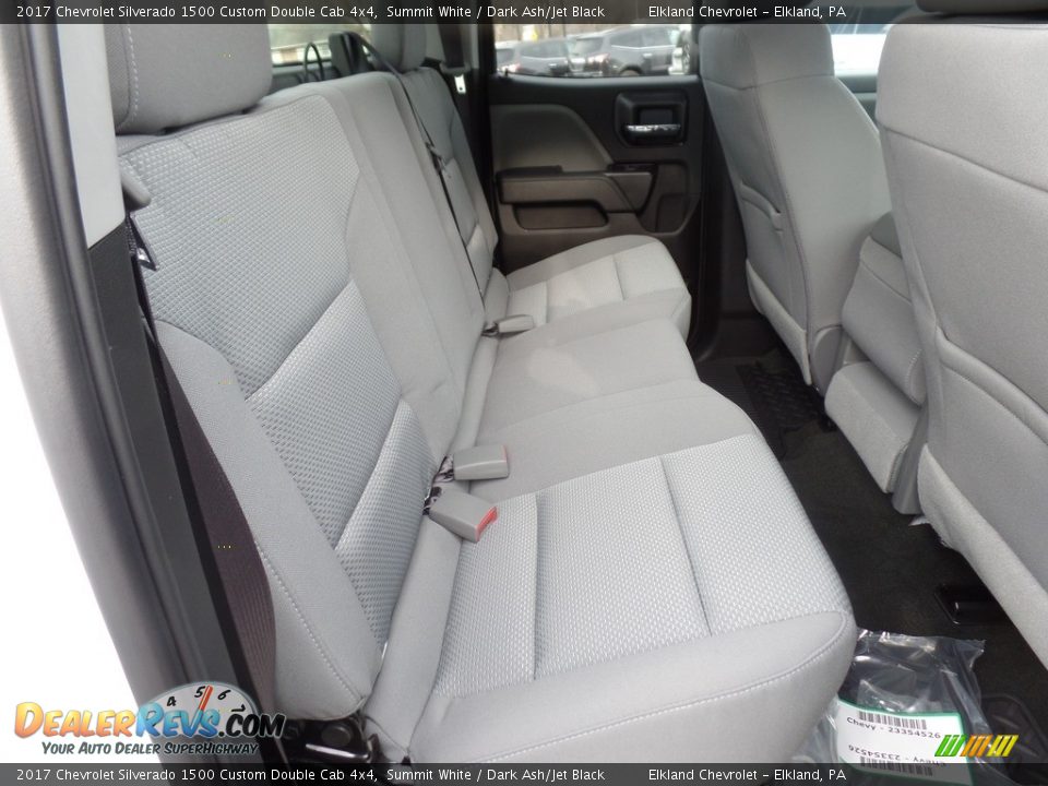 2017 Chevrolet Silverado 1500 Custom Double Cab 4x4 Summit White / Dark Ash/Jet Black Photo #21