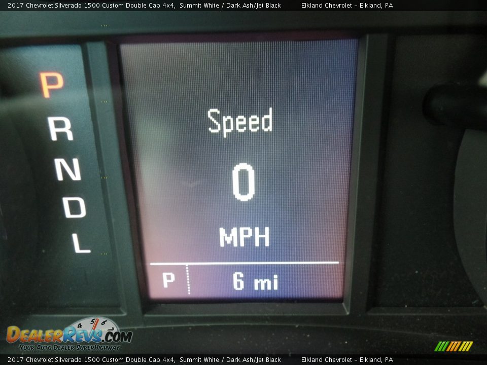 2017 Chevrolet Silverado 1500 Custom Double Cab 4x4 Summit White / Dark Ash/Jet Black Photo #28