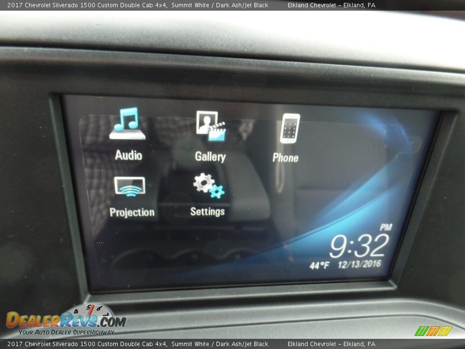 2017 Chevrolet Silverado 1500 Custom Double Cab 4x4 Summit White / Dark Ash/Jet Black Photo #34