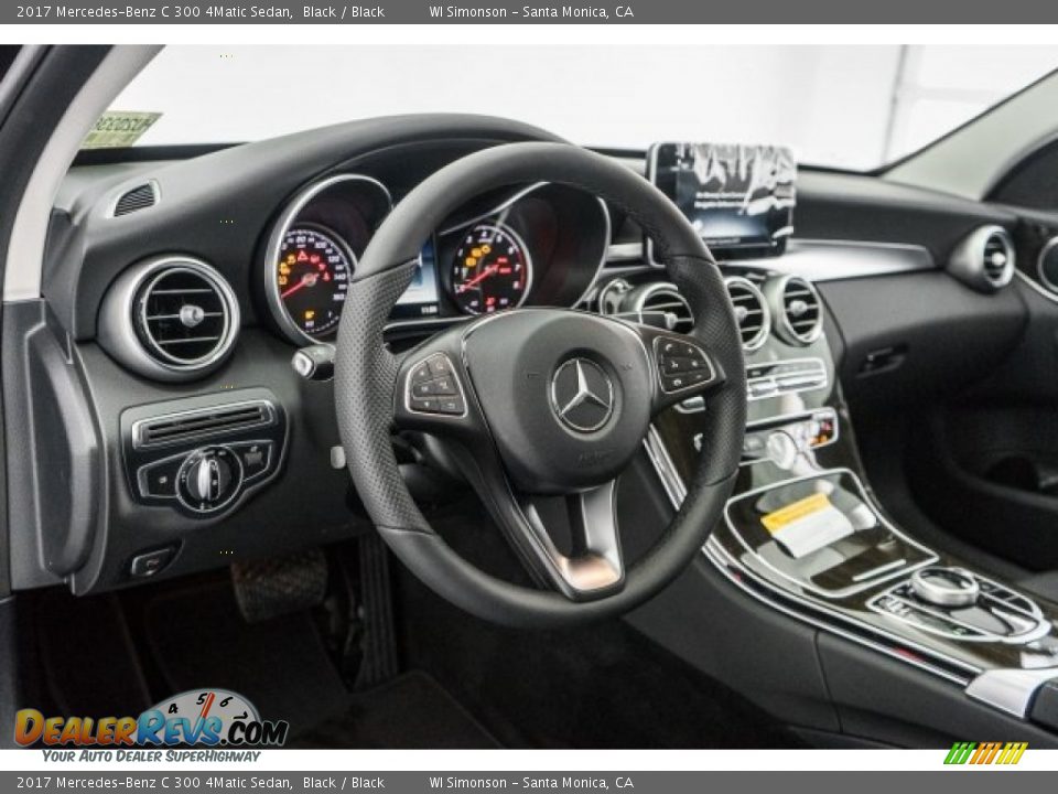 Dashboard of 2017 Mercedes-Benz C 300 4Matic Sedan Photo #5