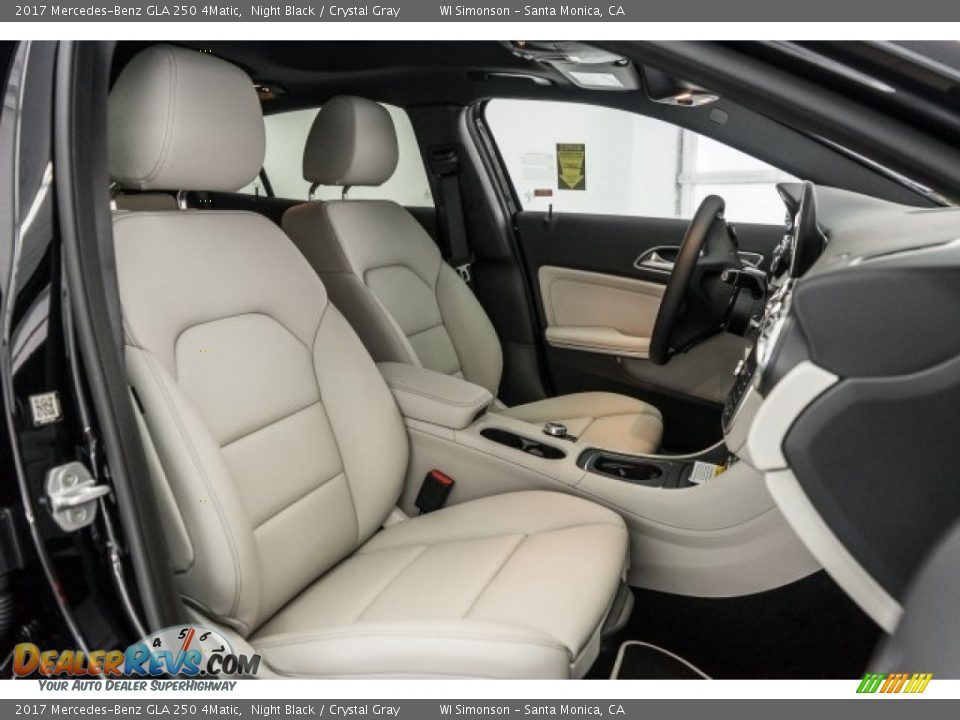 2017 Mercedes-Benz GLA 250 4Matic Night Black / Crystal Gray Photo #2