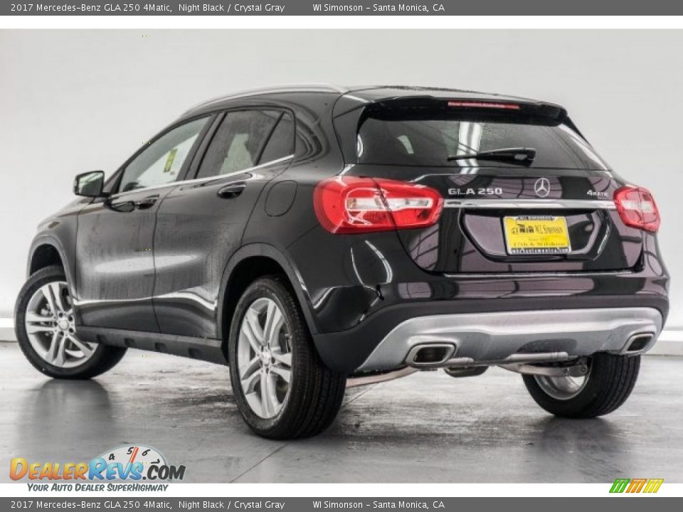 2017 Mercedes-Benz GLA 250 4Matic Night Black / Crystal Gray Photo #3