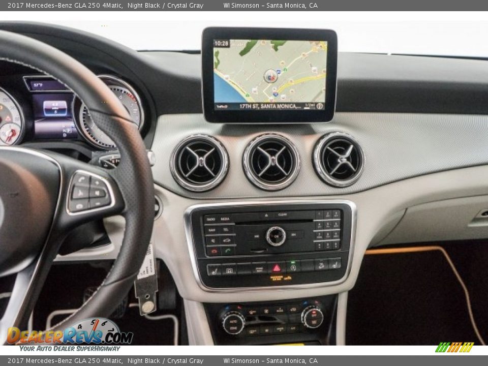 2017 Mercedes-Benz GLA 250 4Matic Night Black / Crystal Gray Photo #8