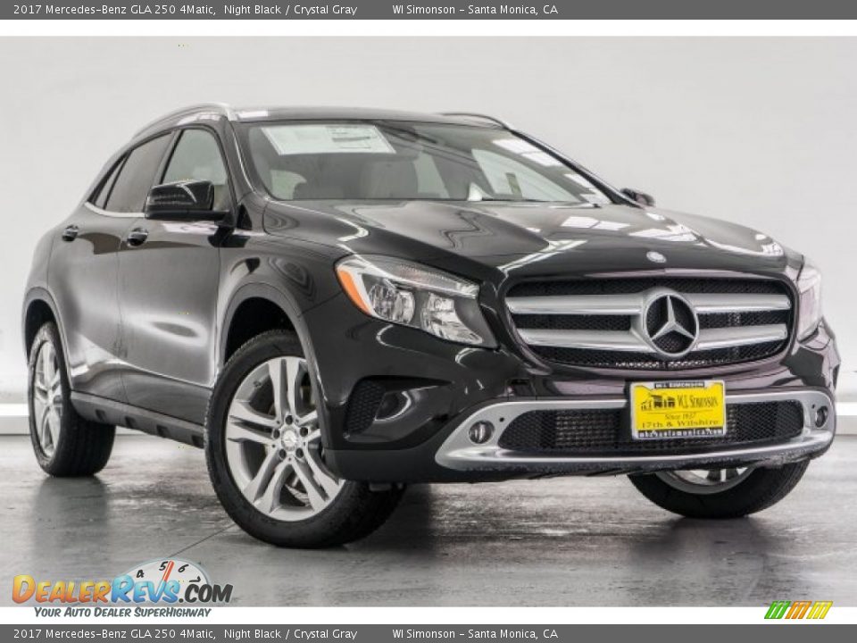 2017 Mercedes-Benz GLA 250 4Matic Night Black / Crystal Gray Photo #12
