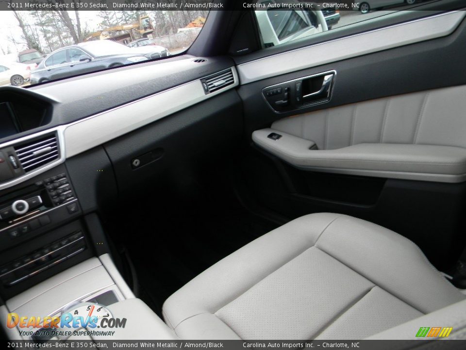 2011 Mercedes-Benz E 350 Sedan Diamond White Metallic / Almond/Black Photo #14